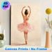 Ballerina Themed Painting Poster, Soft-toned Impressionist-style Poster, Graceful Ballerina In Pink Tutu Design, Elegant Wall Decor For Bedroom, Dance_maomaolike.com