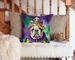 English Bulldog King Of Mardi Gras Throw Pillow Machine Washable, Indoor Outdoor Decorative Pillow For Couch, Bed Or Patio, 14Hx14W_maomaolike.com