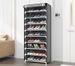 Simple Multi-layer Combination Dustproof Shoe Rack Storage Shoe Cabinet Cloth Shoe Cabinet Steel Frame Fashionable And Creative Dustproof Shoe Rack_maomaolike.com