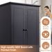 Storage Cabinet With 2 Doors And 4 Drawers For Bathroom, Office, Adjustable Shelf, MDF Board With Painted Finish_maomaolike.com