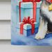 Schnauzer Christmas Reindeer House Flag Large Porch Sleeve Pole Decorative Outside Yard Banner Artwork Wall Hanging, Polyester, House Size, Multicolor_maomaolike.com