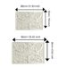 Bathroom Mat Toilet Mat Shower Mat Entrance Rug Absorbent Non-Slip Mat Soft Quick-Dry Machine Washable_maomaolike.com