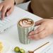 Japanese Style Rough Pottery Coffee Cup With Three Part Roasting Process And Creative Handmade Tea Cup_maomaolike.com