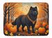 Black Chow Chow Fall Memory Foam Kitchen Mat Machine Washable Anti-Fatigue Mat Cushion Comfort Bath Mat Or Kitchen Rug_maomaolike.com