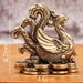 New Brass Four Mythical Beasts Ornaments Qinglong White Tiger Suzaku Xuanwu Living Room Office Metal Crafts Wholesale_maomaolike.com