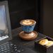 Kiln Change Coffee Set Retro Coarse Pottery Creative Niche Design Ceramic Latte Art Cup High Aesthetic_maomaolike.com