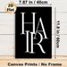 Monogrammed HAR Painting Poster, Minimalist Black & White Interlocked Lettering Poster, Sleek Modern Typographic Decor Ideal For Living Room, Office_maomaolike.com