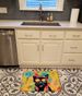 Scottish Terrier Hippie Dawg Memory Foam Kitchen Mat Machine Washable Anti-Fatigue Mat Cushion Comfort Bath Mat Or Kitchen Rug_maomaolike.com