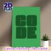 CODE Typography Painting Poster, Minimalist Bold Dark Green Lettering Poster, Sleek Modern Typographic Decor Suitable For Home Office, Tech Workspace_maomaolike.com