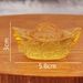 Glass Dragon Pattern Ingot Living Room Desktop Treasure Bowl Yellow Crystal Decorative Ornament Store Housewarming Opening Gift_maomaolike.com