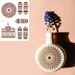2025 Cross-Border European And American Brown Red Indian Hanna Waterproof Lace Stickers Top-sale Tattoo_maomaolike.com