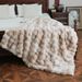 Thickened Warm Ins Style Autumn And Winter Bubble Velvet Large Rabbit Fur Tie Dyed Plush Sofa Cover Blanket_maomaolike.com