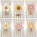 Modern Simple Tiebacks Pair Adjustable Rope Curtain Buckle Gathering Tie Decorative Flowers 2p-set_maomaolike.com