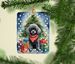 Black Toy Poodle Christmas Reindeer Porcelain Ornament Christmas Tree Hanging Decorations For Home Christmas Holiday, Rectangle, Gift, Multicolor_maomaolike.com