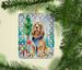 Otterhound Christmas Porcelain Ornament Christmas Tree Hanging Decorations For Home Christmas Holiday, Rectangle, Gift, Multicolor_maomaolike.com
