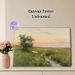 Psalm 23 Scripture Pastoral Painting Poster, Soft-toned Idyllic Landscape With Sheep, Stream And Wildflowers Poster, Serene Religious-themed Decor For_maomaolike.com
