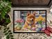 Decorating Easter Finnish Spitz Doormat Front Door Mat Indoor Outdoor Rugs For Entryway, Non Slip Washable Low Pile, 24H X 36W_maomaolike.com