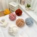 Six-color Optional Cute Teddy Velvet Handmade Round Puff Ball Photography Props Pillow Sofa Cushion_maomaolike.com