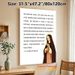 St. Clare Of Assisi Religious Quote Painting Poster, Serene Faith-inspired Graphic Poster, Inspirational Spiritual Message Suitable For Home, Prayer_maomaolike.com