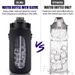 2L 64OZ Half Gallon Sleeve Motivational Bottle With Straw & Time Marker Leakproof Sport Water Jug_maomaolike.com