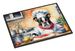 Boston Terrier The Chef Doormat Front Door Mat Indoor Outdoor Rugs For Entryway, Non Slip Washable Low Pile, 24H X 36W_maomaolike.com