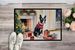 Boston Terrier Cozy Christmas Doormat Front Door Mat Indoor Outdoor Rugs For Entryway, Non Slip Washable Low Pile, 24H X 36W_maomaolike.com