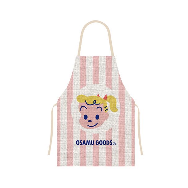 Harada Haru Collaboration Striped Apron Kitchen Household Oil-Proof 2024 New Trendy Cute Cooking_maomaolike.com