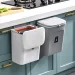 7/9L Wall Mounted Household Galley Waste Hanging Bathroom Trash Can With Lid Food Garbage Bin Kitchen Accessories_maomaolike.com