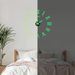 Roman Clock Frameless Luminous Creative Scandinavian Living Room Acrylic Bedroom Diy Mute Wall Clock Household Wall Decorative Clock_maomaolike.com