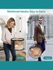 Hat Box Non-woven Clear Storage Bucket Foldable Travel Storage Box With Zipper Clothes Hat Large Capacity Organizing Bag_maomaolike.com
