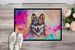 Hippie Animal Wolf Doormat Front Door Mat Indoor Outdoor Rugs For Entryway, Non Slip Washable Low Pile, 24H X 36W_maomaolike.com