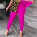 Women's Clothing Large Size Women's Clothing One Shoulder Raglan Sleeve Short Sleeve Irregular T shirt Trousers Set_maomaolike.com