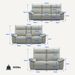 Double Reclining Chairs For Adults, Wall Hugger Recliners For Small Spaces, Love Seat Couches Sofa Reclinable For Living Room, Home Theater Seating, Beige_maomaolike.com