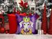 Bedlington Terrier King Of Mardi Gras Throw Pillow Machine Washable, Indoor Outdoor Decorative Pillow For Couch, Bed Or Patio, 18Hx18W_maomaolike.com
