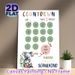 Koala Themed Countdown Painting Poster, Soft Watercolor Style Cute Koala & Numbered Circles Poster, Practical Countdown Tracker For Pre-school Start_maomaolike.com