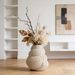 Organic Sculptural Vase Textured Ceramic Decor · Minimalist Luxury Style_maomaolike.com