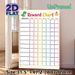 Dinosaur & Cupcake Themed Reward Chart Painting Poster, Bright Colorful Grid Layout Poster, Practical Tool To Track Daily Behaviors, Ideal For Home_maomaolike.com