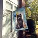 Black Chow Chow Happy Birthday House Flag Large Porch Sleeve Pole Decorative Outside Yard Banner Artwork Wall Hanging, Polyester, House Size, Multicolor_maomaolike.com