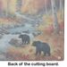 Bears Autumn In The Woods Glass Cutting Board Decorative Tempered Glass Kitchen Cutting And Serving Board Large Size Chopping Board_maomaolike.com
