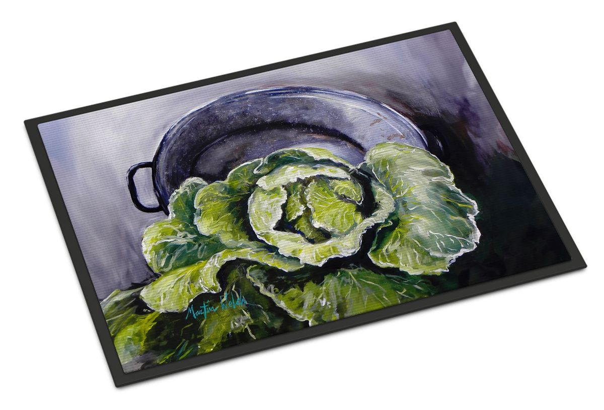 Home Grown In Plaquemines Parish Cabbage Doormat Front Door Mat Indoor Outdoor Rugs For Entryway, Non Slip Washable Low Pile, 24H X 36W_maomaolike.com