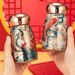 304 Stainless Steel Insulated Leak-Proof 230ml Coffee Mug Chinese Style Temperature Display Vacuum Pocket Cup Outdoor_maomaolike.com