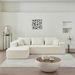 104.33" Sponge Sectional Sofa Couch For Living Room, L Shaped Modern Lamb Modular High Density Sponge Floor Sofa, Sherpa Fabric Sofa Couch With Chaise Lounge & Pillows, Upholstered Corner Cloud Couch_maomaolike.com