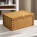 Japanese Style Desktop Woven Miscellaneous Items, Rattan Basket For Cosmetics, Toys, Books, Underwear Storage Box_maomaolike.com