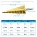 3Pcs/set 3-12 4-12 4-20 4-32mm HSS Straight Groove Step Drill Bit Titanium Coated Wood Metal Hole Cutter Core Drilling Tools Set_maomaolike.com