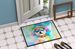 Bichon Frise Hippie Dawg Doormat Front Door Mat Indoor Outdoor Rugs For Entryway, Non Slip Washable Low Pile, 24H X 36W_maomaolike.com