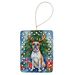 White Boxer Christmas Reindeer Porcelain Ornament Christmas Tree Hanging Decorations For Home Christmas Holiday, Rectangle, Gift, Multicolor_maomaolike.com