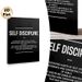 Self Discipline Themed Painting Poster, Sleek Black & White Typographic Poster, Motivational Decor To Enhance Focus, Suitable For Office, Study Space_maomaolike.com