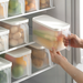Food Grade Refrigerator Storage Fresh-Keeping Kitchen Vegetable Fruit Organizer Magic Freezing Egg Dumpling Box_maomaolike.com