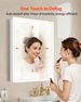 Lighted Medicine Cabinet With Mirror, 24 X 32 In Recessed Or Wall Mount, 3 Color Dimmable LED Bathroom Medicine Cabinet With Magnifying Mirror, Adjustable Shelve Storage, Memory Defog Function_maomaolike.com