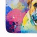 English Bulldog Hippie Dawg Memory Foam Kitchen Mat Machine Washable Anti-Fatigue Mat Cushion Comfort Bath Mat Or Kitchen Rug_maomaolike.com